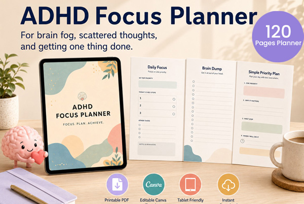 ADHD Focus Planner